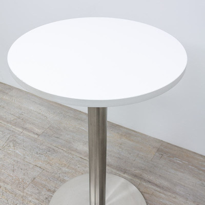 Mange debout Ø60 Blanc / Chromé
