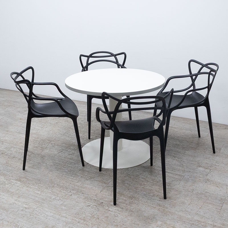 MAJENCIA Table ronde Ø 90 Blanc