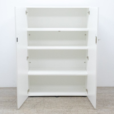 Armoire mi-haute L100 Blc + Acous.