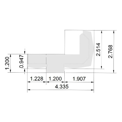 MDD Alpa banque d'accueil L434