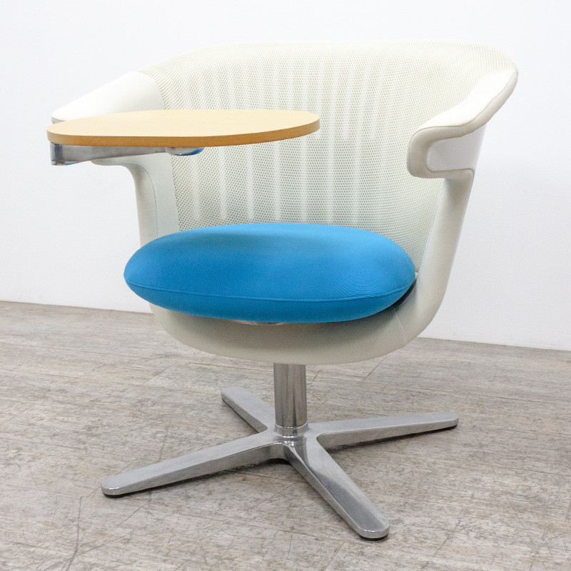 Steelcase I2I + tablette Beige/Bleu