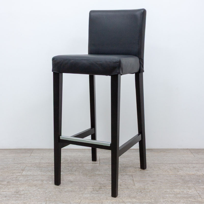 IKEA Tabouret haut similicuir Noir