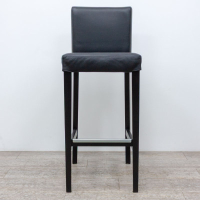 IKEA Tabouret haut similicuir Noir