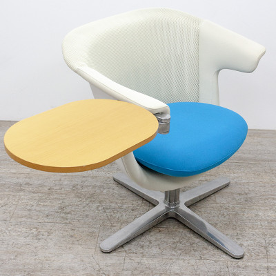 Steelcase I2I + tablette Beige/Bleu