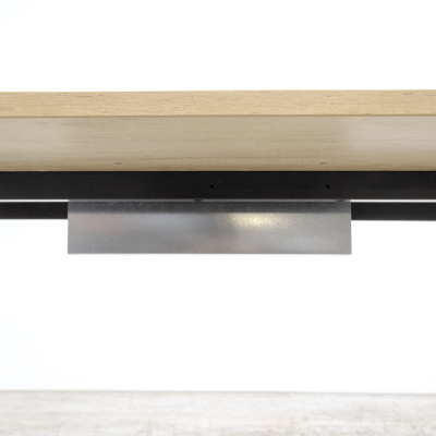 Table de réunion L300 Chêne / Blanc