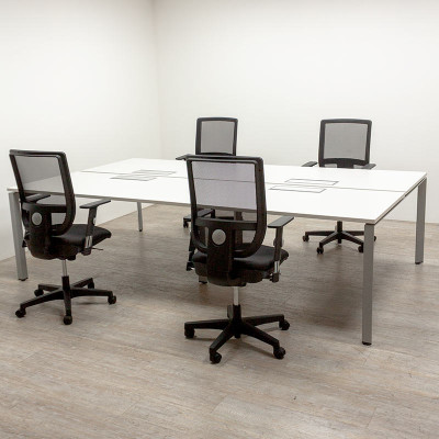 Steelcase FrameOne bench 4 postes