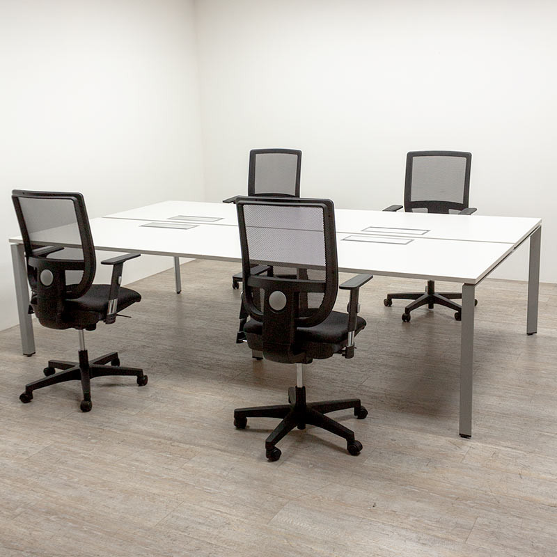 Steelcase FrameOne bench 4 postes