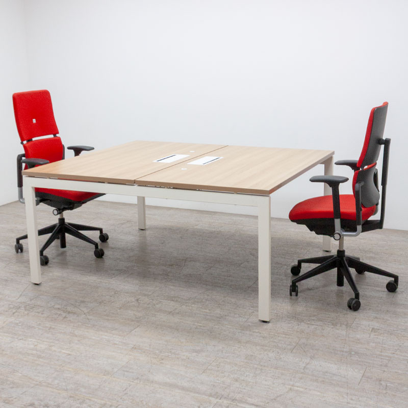 MDD OGI U Bench 2 postes L140 Cacao