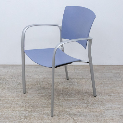 Chaise accoudoirs Bleu 2nd Choix