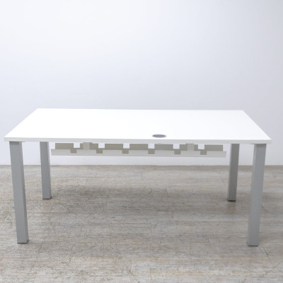 Bureau droit L160 Blanc Gauche