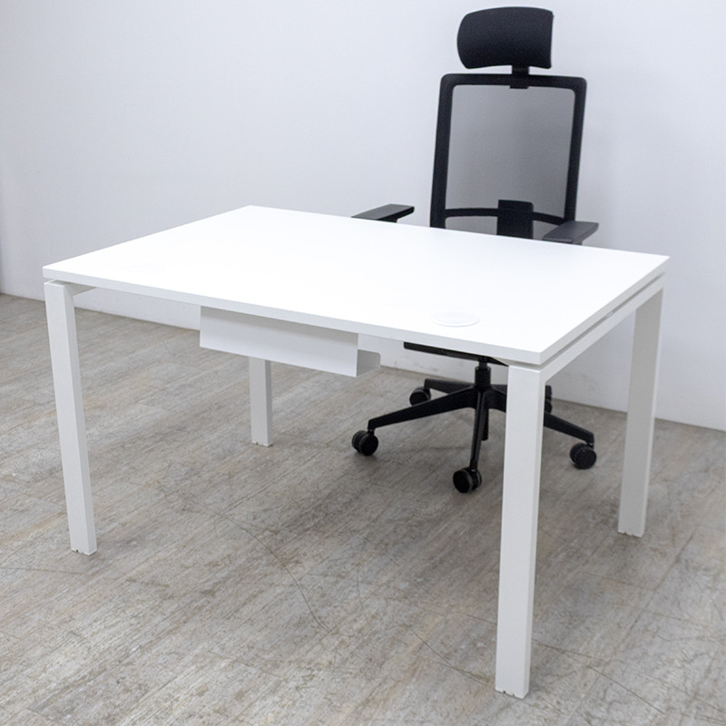Bureau droit L120 Blanc