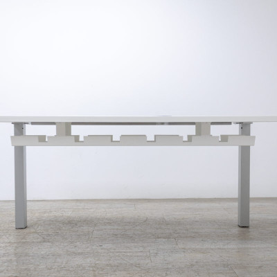 Bureau droit L160 Blanc Gauche