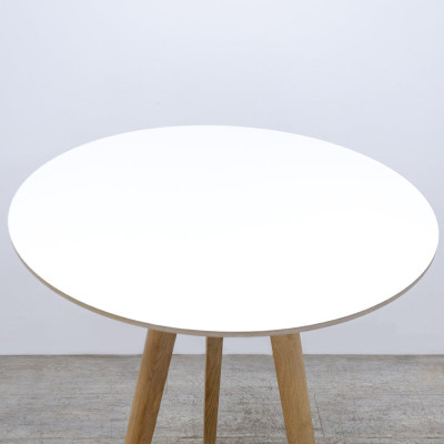 Table haute mange-debout Blanc