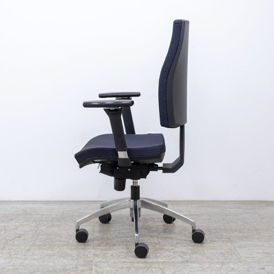 BURONOMIC Fauteuil tissu Noir 4D 