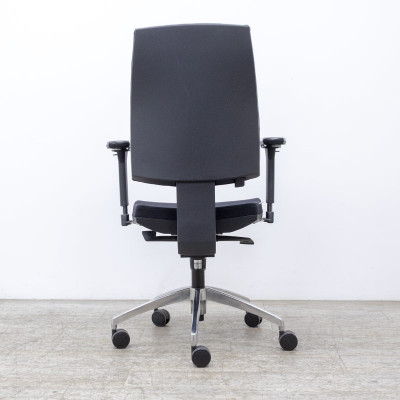 BURONOMIC Fauteuil tissu Noir 4D 