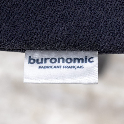 BURONOMIC Fauteuil tissu Noir 4D 
