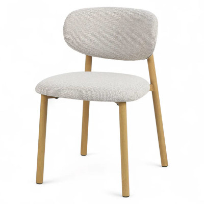 HOME Bala Chaise tissu Gris Clair