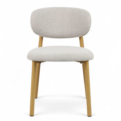 HOME Bala Chaise tissu Gris Clair