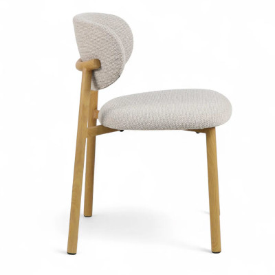 HOME Bala Chaise tissu Gris Clair