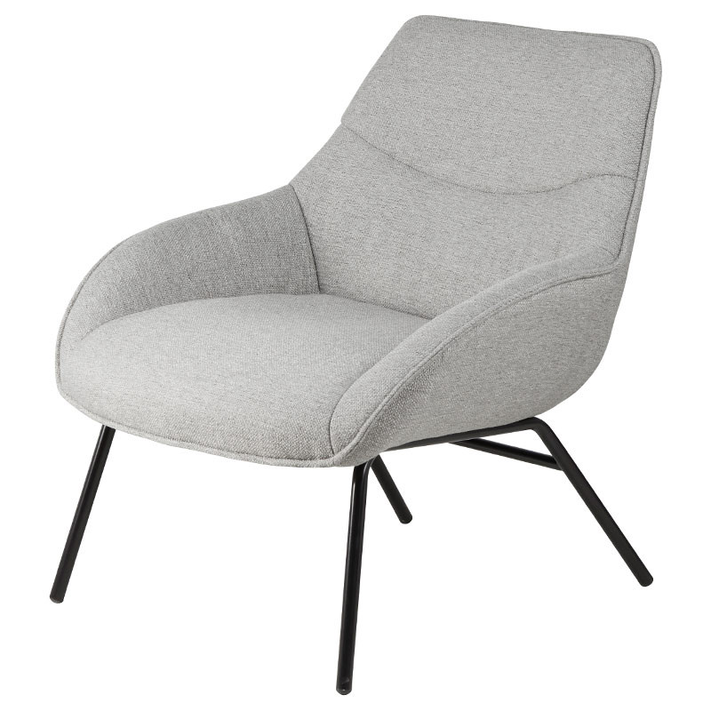 HOME Marin Fauteuil en tissu Gris
