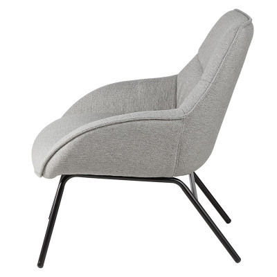 HOME Marin Fauteuil en tissu Gris
