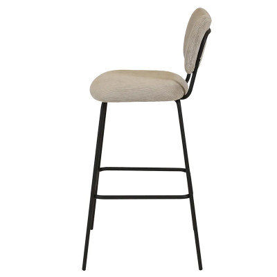 HOME Ema Tabouret haut Gris