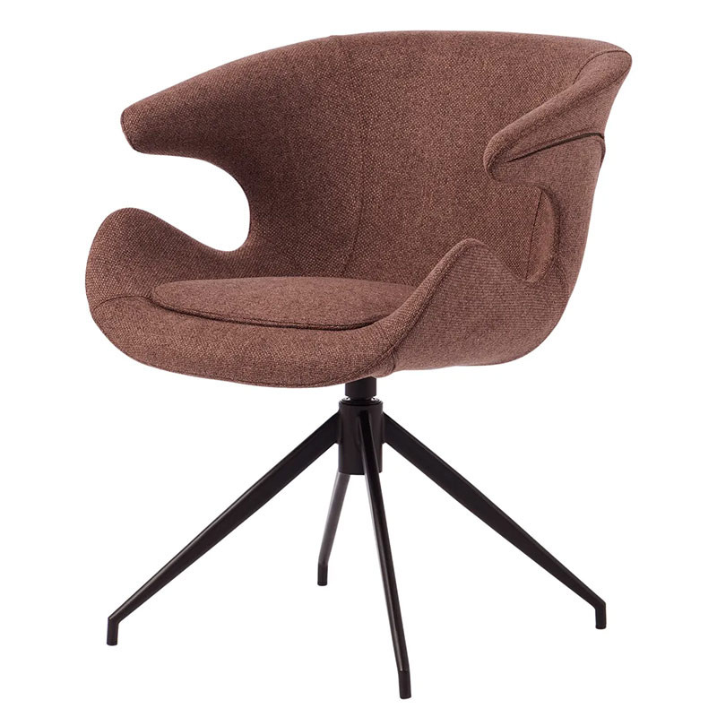 HOME Solt chaise pivotante Rouge