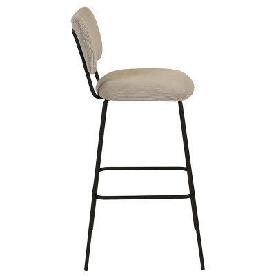 HOME Ema Tabouret haut Gris