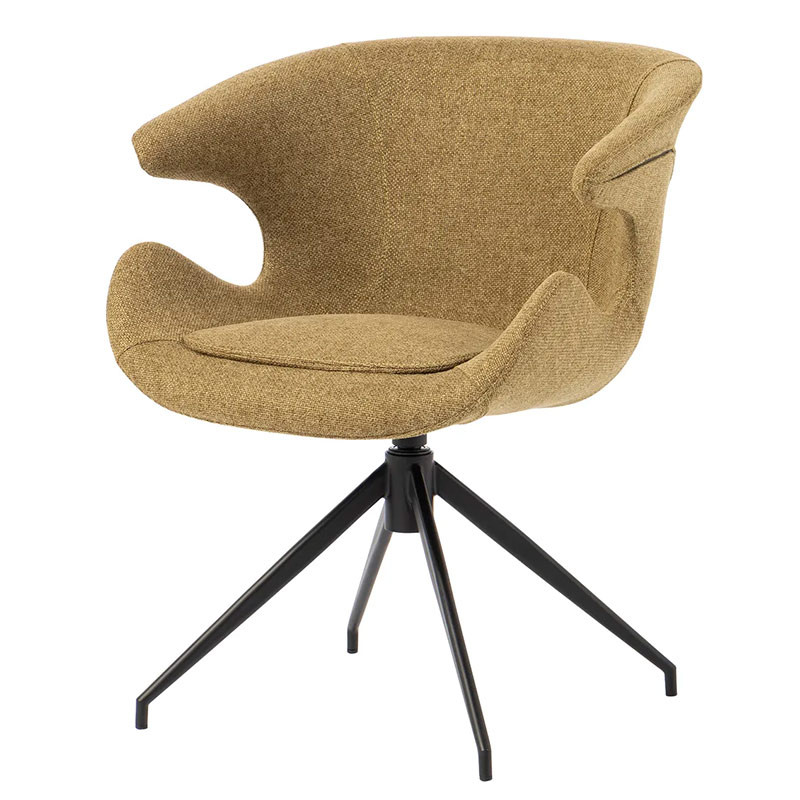 HOME Solt chaise pivotante Kaki