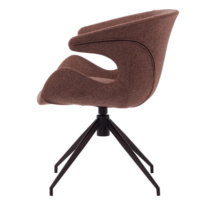 HOME Solt chaise pivotante Rouge