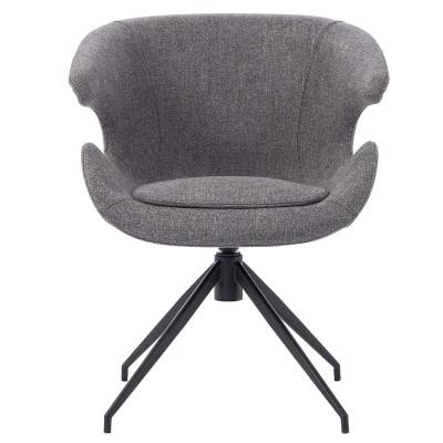 HOME Solt chaise pivotante Gris F.