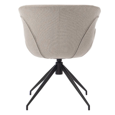 HOME Solt chaise pivotante Gris C.