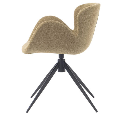 HOME Malaga chaise pivotante Kaki