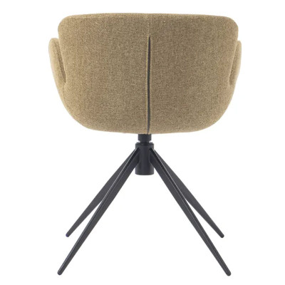 HOME Malaga chaise pivotante Kaki