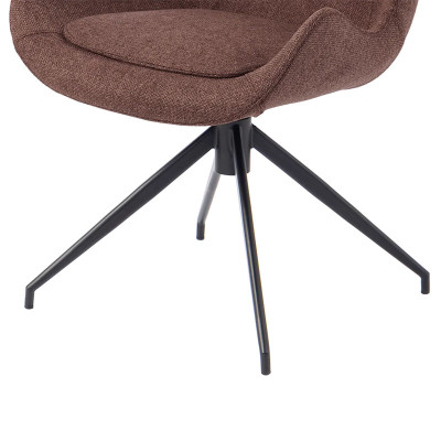 HOME Solt chaise pivotante Rouge