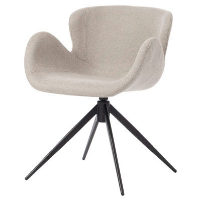 HOME Malaga chaise pivotante Gris C