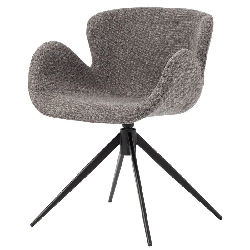 HOME Malaga chaise pivotante Gris F