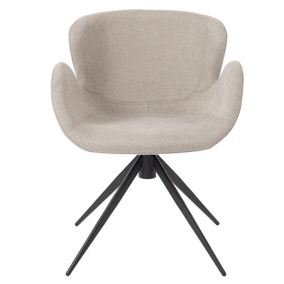 HOME Malaga chaise pivotante Gris C