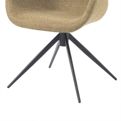 HOME Malaga chaise pivotante Kaki
