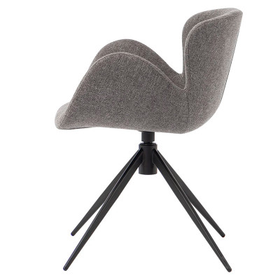 HOME Malaga chaise pivotante Gris F