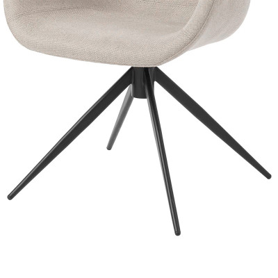 HOME Malaga chaise pivotante Gris C