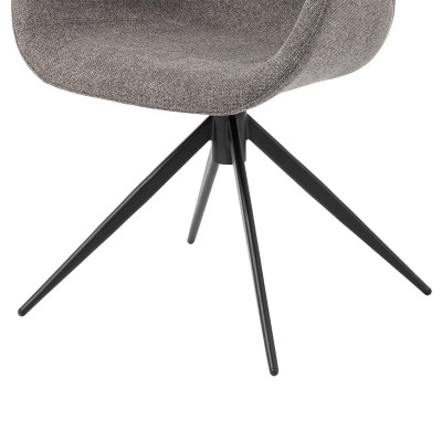 HOME Malaga chaise pivotante Gris F