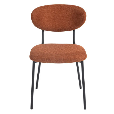 HOME Dori chaise tissu Terracotta
