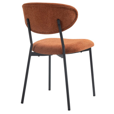 HOME Dori chaise tissu Terracotta