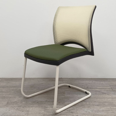 Chaise luge VIASIT Vert Blanc crème