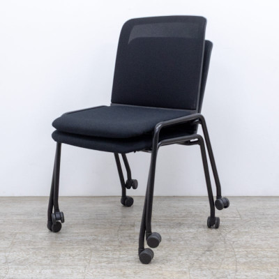 Chaise Haworth Tissu Noir
