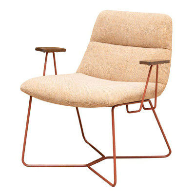 HOME Stiléa en tissu Beige / Orange
