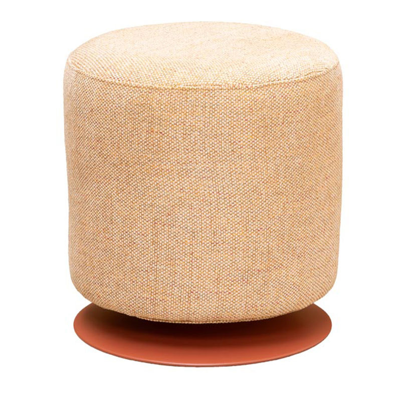 HOME Stiléa pouf en tissu Beige