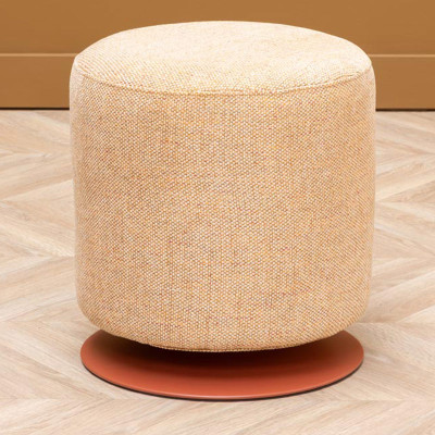 HOME Stiléa pouf en tissu Beige
