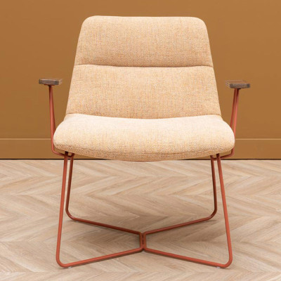 HOME Stiléa en tissu Beige / Orange